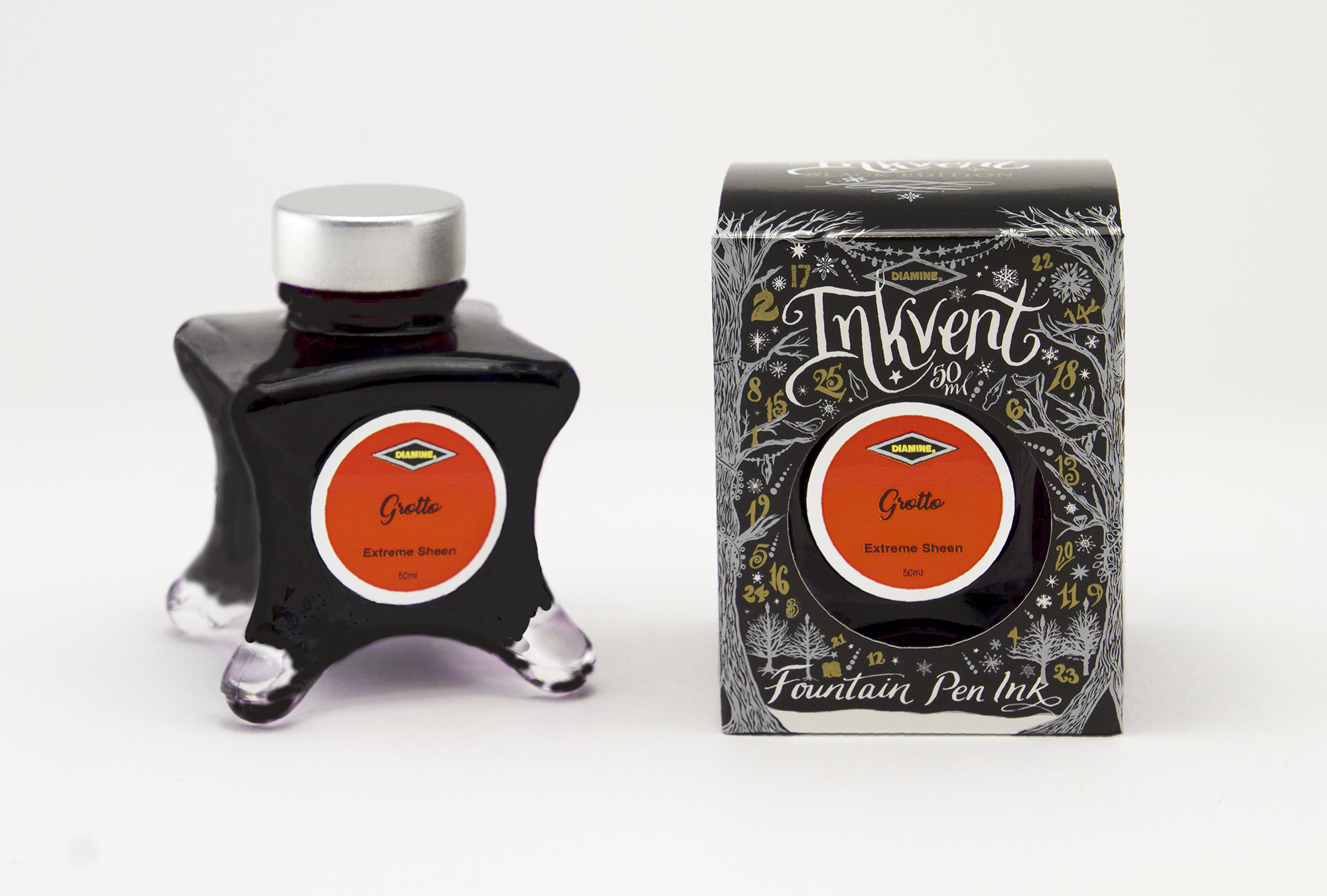 Diamine Inkvent Black Edition - Grotto 50ml  Diamine Inkvent Black Edition - Grotto 50ml