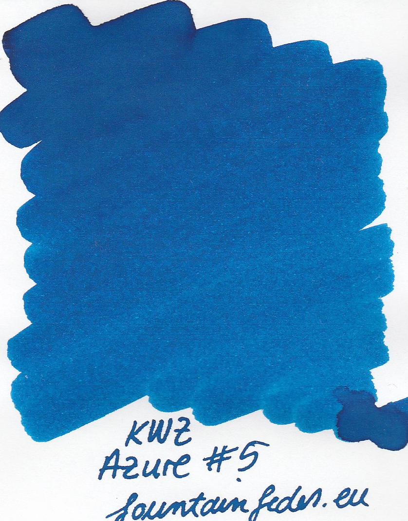 KWZ Azure #5 Ink Sample 2ml  KWZ Azure #5 Ink Sample 2ml