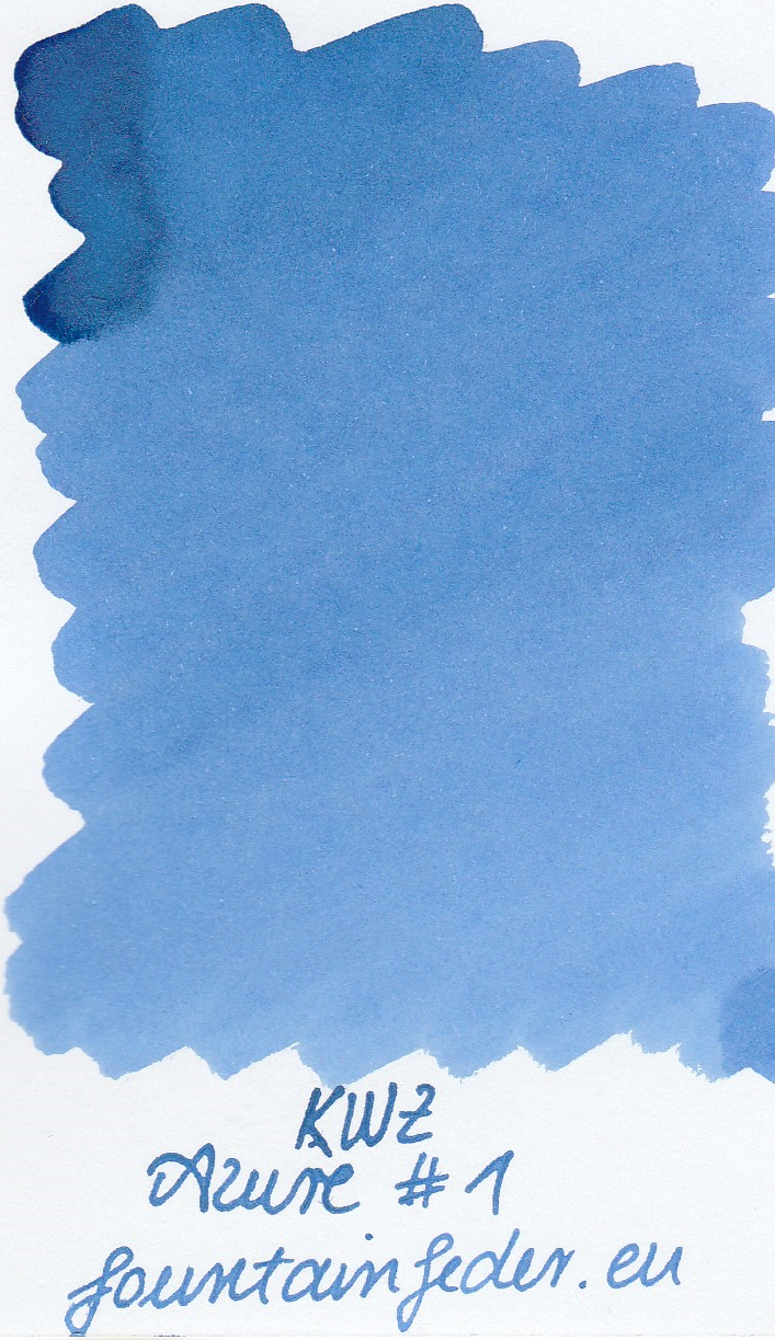 KWZ Azure #1 Ink Sample 2ml KWZ Azure #1 Ink Sample 2ml