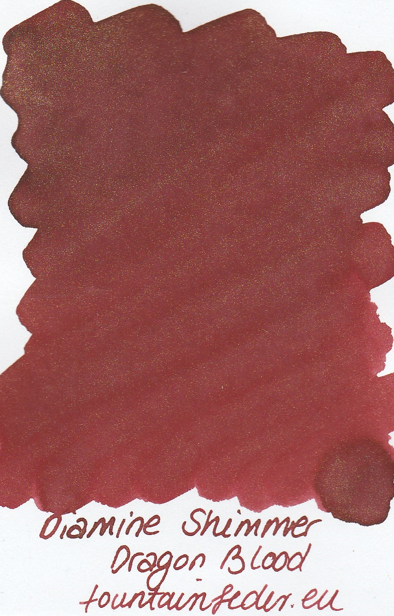 Diamine Shimmer Dragon Blood Ink Sample 2ml Diamine Shimmer Dragon Blood Ink Sample 2ml