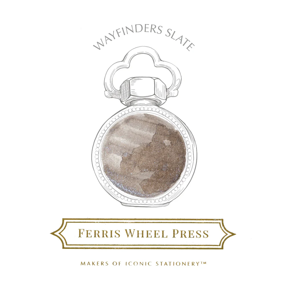 Ferris Wheel Press - Wayfinder Slate Ink Sample 2ml