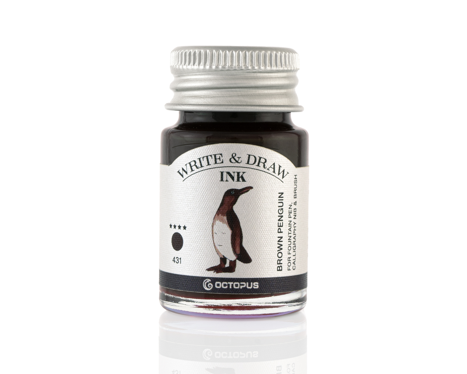 Octopus Write & Draw -  Penguin Brown 10ml Octopus Write & Draw -  Penguin Brown 10ml