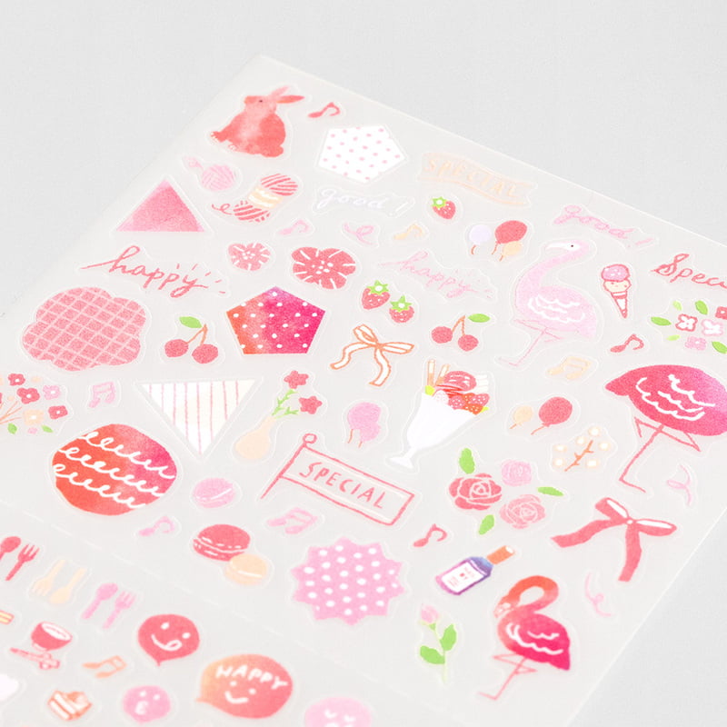 Midori Color Pink Sticker