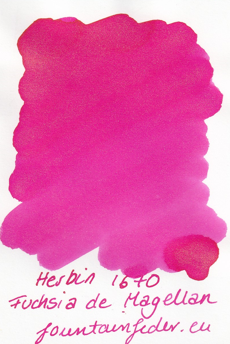 Herbin 1670 Fuchsia de Magellan Ink Sample 2ml  Herbin 1670 Fuchsia de Magellan Ink Sample 2ml