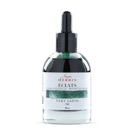 Jacques Herbin Aquarelltine Éclats - Vert Sapin 50ml Jacques Herbin Aquarelltine Éclats - Vert Sapin 50ml
