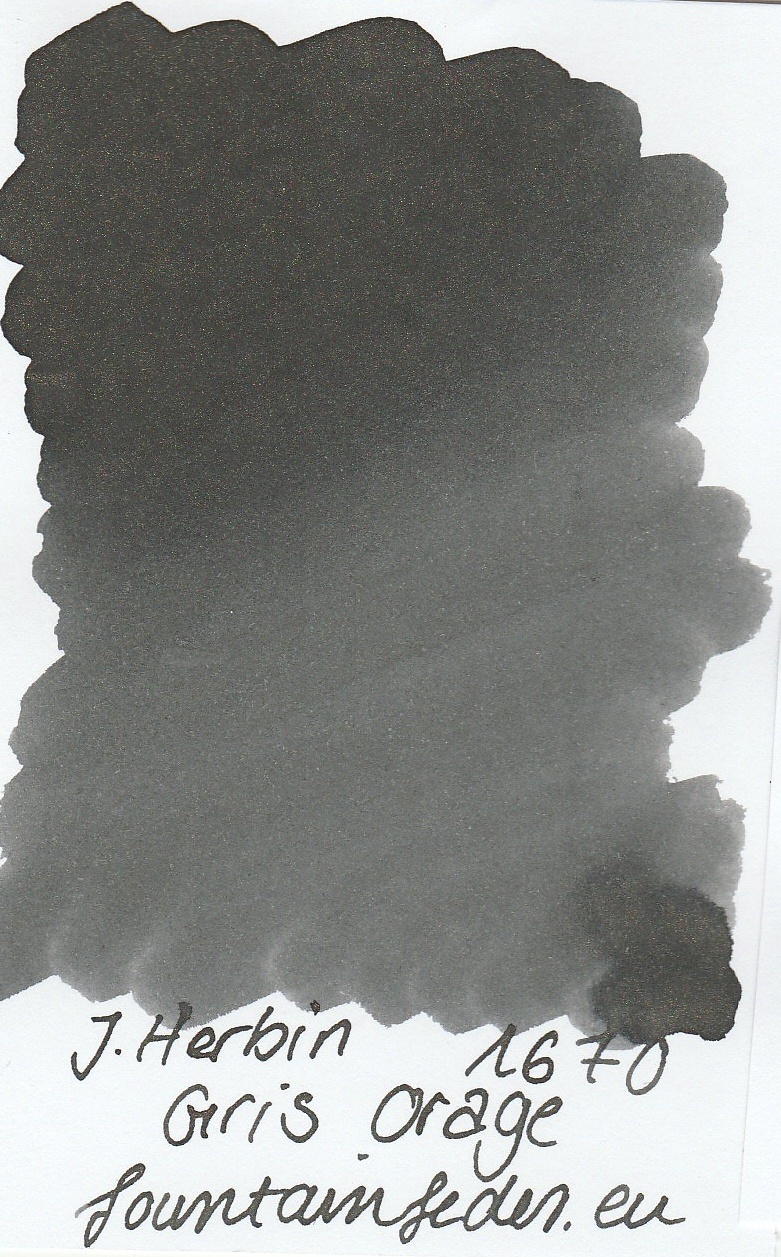 Herbin 1670 Gris Orage Ink Sample 2ml Herbin 1670 Gris Orage Ink Sample 2ml