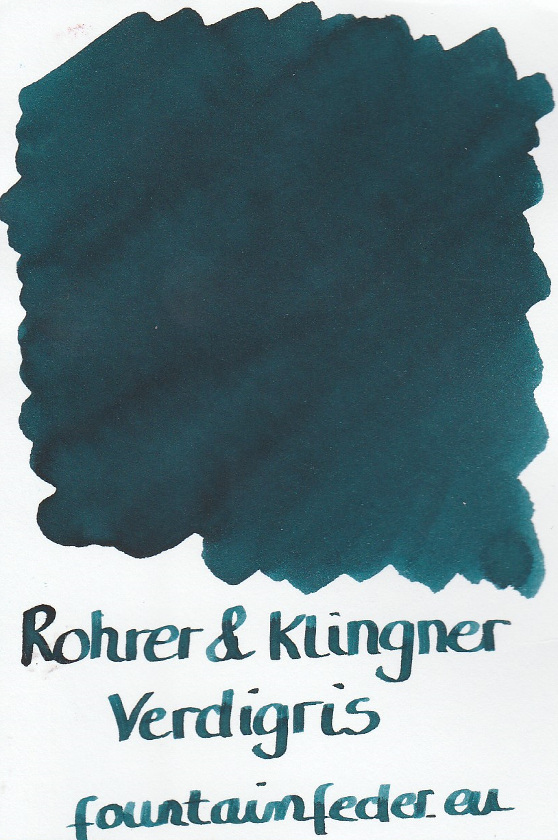 Rohrer & Klingner Verdigris Ink Sample 2ml  