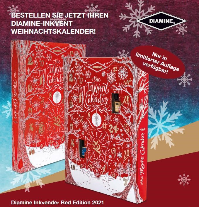 Diamine Inkvender Red Edition 2021 SPECIAL - Bottles only