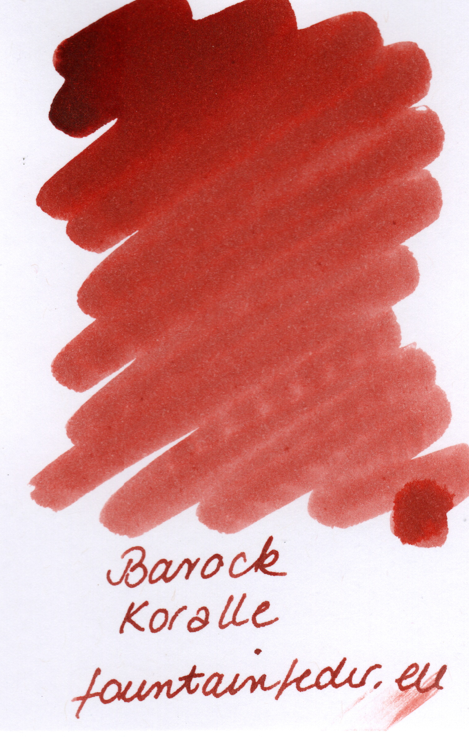 Barock 1920 - Koralle Ink Sample 2ml  Barock 1920 - Koralle Ink Sample 2ml