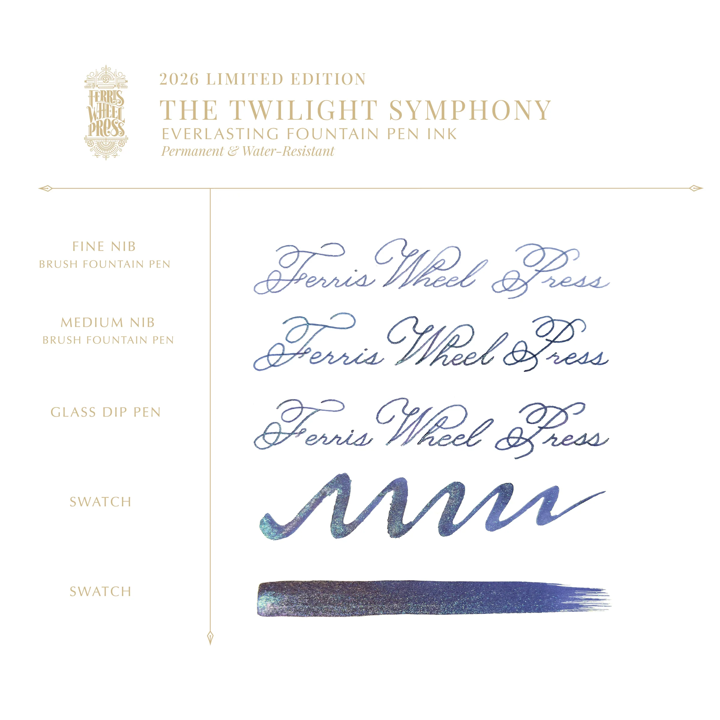Ferris Wheel Press - The Twilight Symphony Ink Sample 2ml 