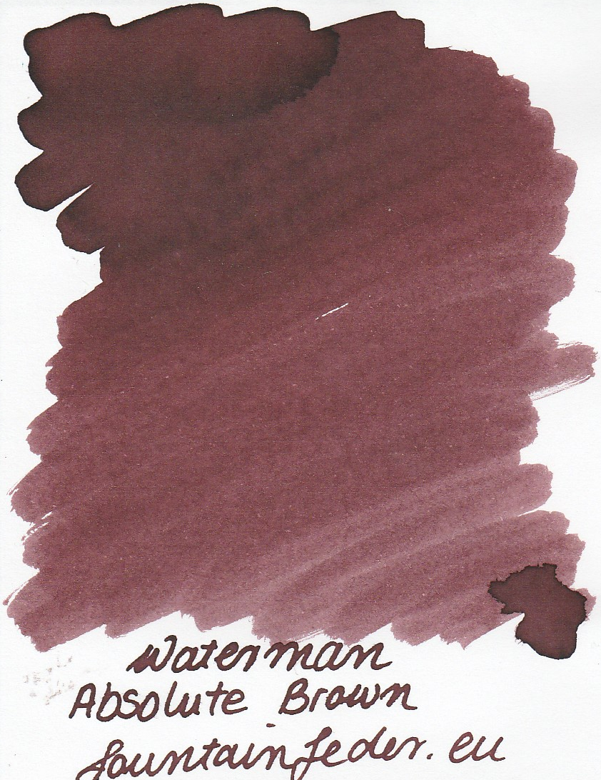 Waterman Absolute Brown Ink Sample 2ml Waterman Absolute Brown Ink Sample 2ml